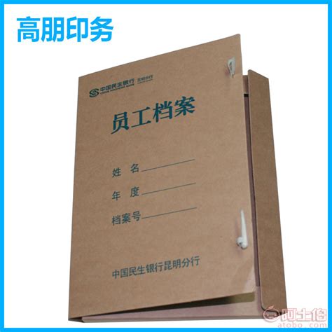 高朋厂家供应无酸纸制档案盒定做办公用品资料盒印刷硬纸板档案盒 _ 大图