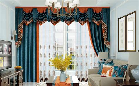 高端窗帘-美式风格窗帘-美式窗帘图片-伊莎莱