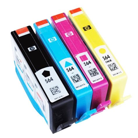 Shop Genuine HP 564 Ink Cartridges (Pack of 4) - Free Shipping On ...