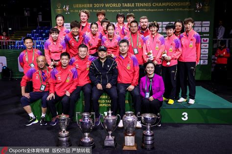 世乒赛中国队完美收官 国乒喜提全部五冠