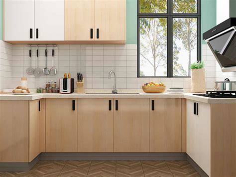 厂家直销整体实木厨房橱柜定制 出口美式橱柜 上门量尺设计安装-阿里巴巴
