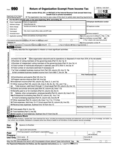 IRS Form 990 - 2018 - Fill Out, Sign Online and Download Fillable PDF ...