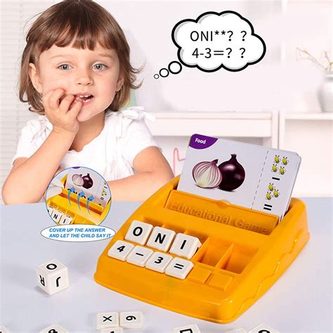 跨境玩具拼单词记忆游戏机字母配对早教认知单词拼写练习带加减法-阿里巴巴