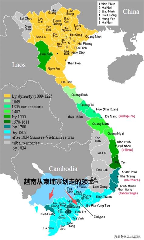 柬埔寨在哪个位置(柬埔寨地图中文版全图)-IT大王