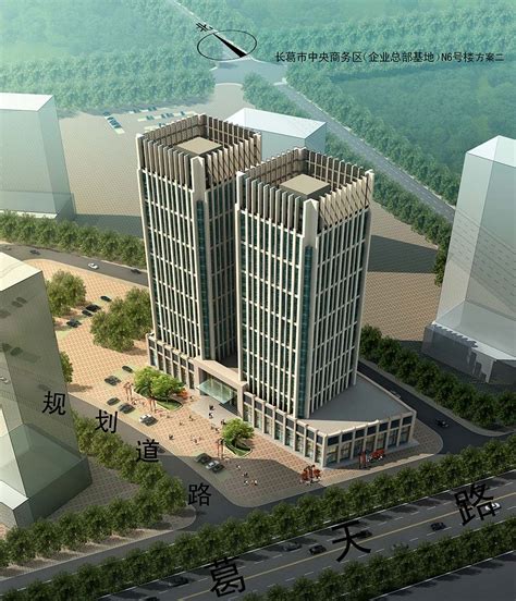 长葛事中央商务区N6号楼 - 项目展示 - 河南埃菲尔建筑设计有限公司