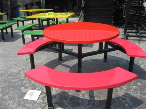 成都学校食堂员工不锈钢餐桌椅四人位玻璃钢连体快餐桌厂家直销-阿里巴巴