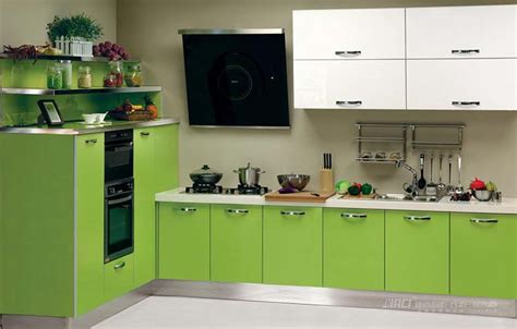 绿色家装厨房橱柜图片_土巴兔装修效果图