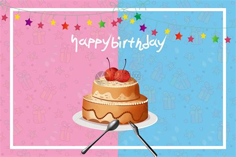 生日快乐的蛋糕图片-祝贺生日场景布置素材-高清图片-摄影照片-寻图免费打包下载