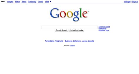 那些年我们用过的谷歌首页_网页设计-html5模板网
