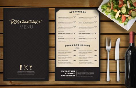 餐厅菜单设计的六项原则 - 酒店英语