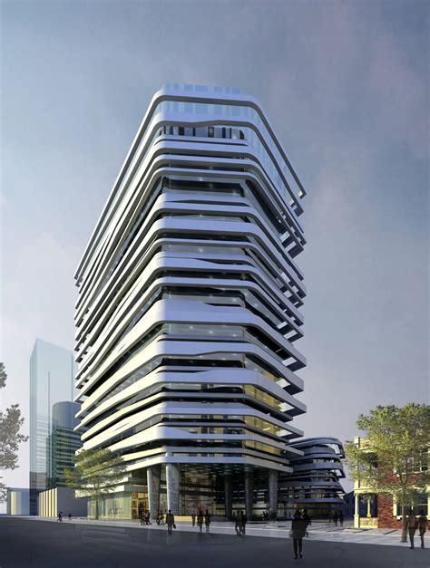 现代超高层综合办公大楼3dmax 模型下载-光辉城市