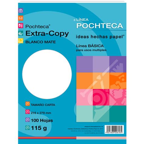 EXTRA-COPY MATE 115G T/CARTA 100HOJAS - OfficeMax