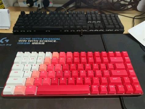 键盘键盘_Dareu 达尔优 A84机械键盘 烈焰红版-烈焰红轴多少钱-什么值得买