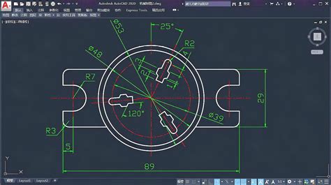 CAD练习图全集-复杂篇（二） - CAD练习图进阶篇 - 中望CAD培训