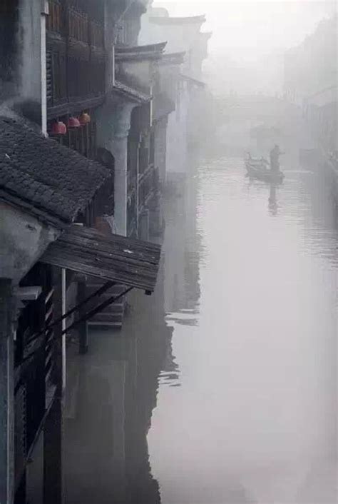 烟雨江南风景图片素材 - 爱图网