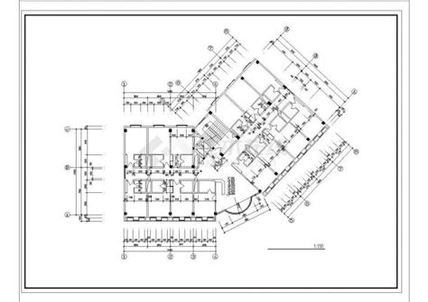 某城市旅馆建筑工程设计CAD参考详图_土木在线