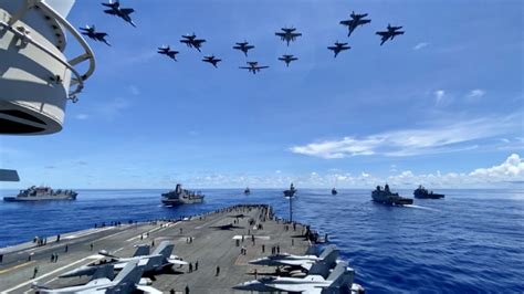 3艘载机舰、“东风导弹” 美军在太平洋大规模军演剑指中国_凤凰网