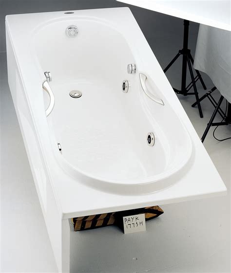 亚克力浴缸长方形带玻璃星级酒店工程款冲浪按摩双裙浴缸1.7M-阿里巴巴
