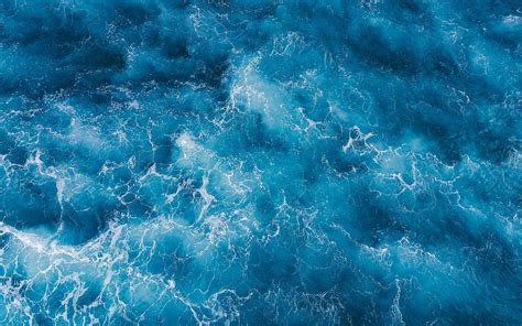 蓝色海域海浪-欧莱凯设计网