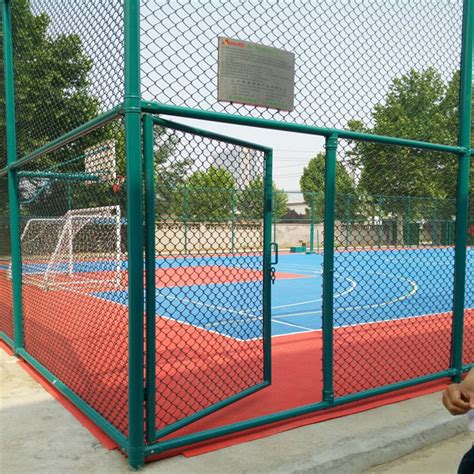 学校网球场围网体育场操场围栏篮球场围栏网笼式足球场护栏网-阿里巴巴