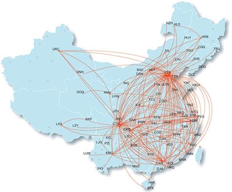中国南方航空地图,中国航空航线地图,中国航空博物馆地图_大山谷图库