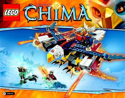 LEGO - Legends of Chima - 70142 - Le planeur Aigle de feu d