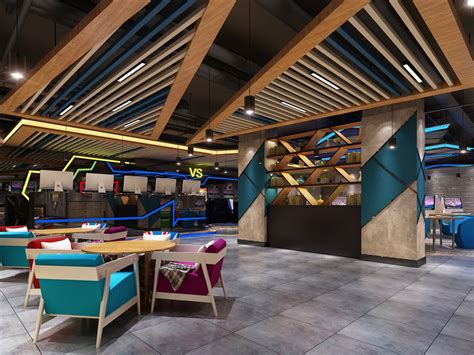 现代LOFT休闲网咖网吧在成都--重庆北鼎装饰|空间|室内设计|酒店民宿设计 - 原创作品 - 站酷 (ZCOOL)