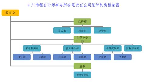 公司组织机构框架图--四川锦程会计师事务所有限责任公司