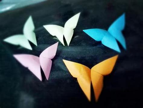 手工纸蝴蝶怎么做之最简单的纸蝴蝶折纸手工图解 - 有点网 - 好手艺