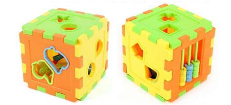 AAA巧形状配对认知积木智力学习盒木质儿童2岁宝宝多孔玩具-阿里巴巴