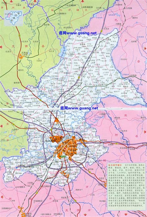 哈尔滨市区地图高清版_电子地图 - 随意云