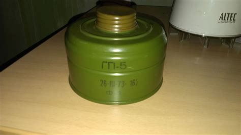 Russian GP5 Gas Mask Kit, Soviet USSR Civil Guard Grey, Military ...