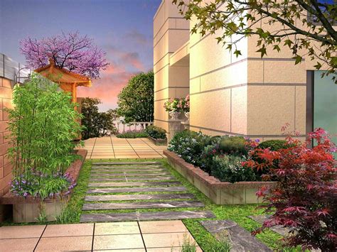 溪麓南郡新中式风格庭院景观设计方案-红土景观