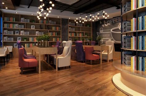 书吧书店设计|空间|室内设计|kajima07 - 原创作品 - 站酷 (ZCOOL)