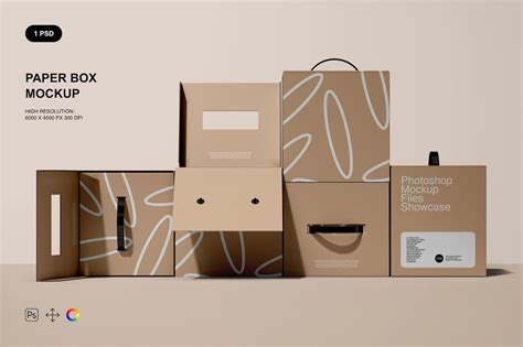 包装盒样机 - 视觉传达