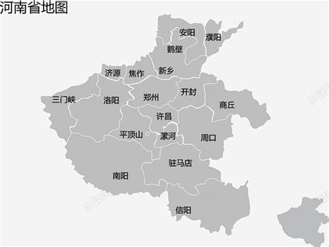 河南省地图png图片免费下载-素材7zyeePgaa-新图网