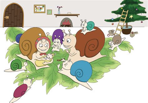 蜗牛一家亲|插画|概念设定|jingshuhan - 原创作品 - 站酷 (ZCOOL)