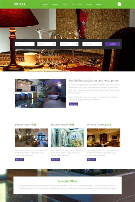 html5旅游酒店网站模板是一款酒店饭店宾馆介绍网站模板下载。_金屋文档