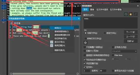 如何使用UltraEdit的查找和替换功能-UltraEdit中文网