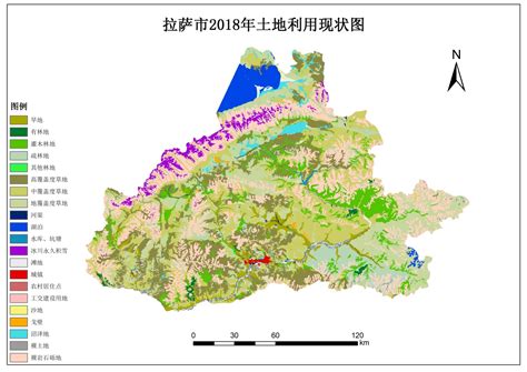 西藏农牧学院林芝市、拉萨市多期土地利用数据技术服务
