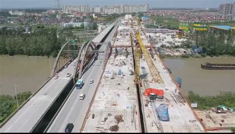 泰州： 东环快速路北延段改造工程泰东河大桥合龙 _荔枝网新闻