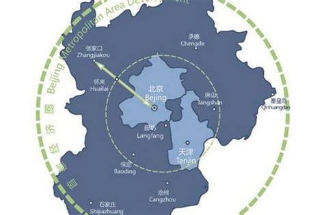 京津冀一体化由京津唐工业基地的概念发展而来，包括北京市、天津市以及
