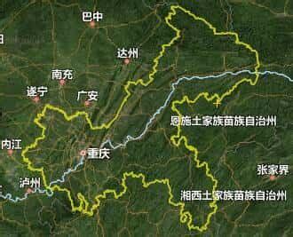 卫星地图上看秀山：拥有重庆最大的平原|卫星地图|秀山|平原_新浪新闻