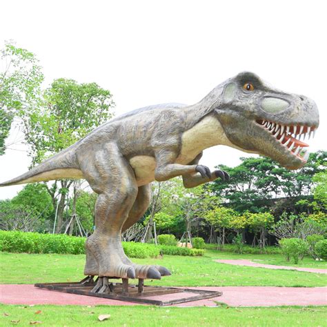 玻璃钢恐龙雕塑侏罗世纪霸王龙大型户外游乐场摆件园林景观装饰品-用品-E逸家网