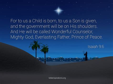 For to Us a Child is Born, to Us a Son is Given – Birth of Jesus ...