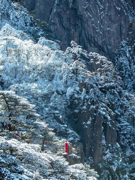 冬季黄山观日出、日落、云海的概率_摄影资讯_国际旅游摄影网
