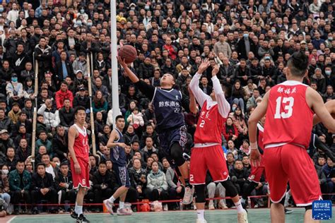 甘肃省首届“村BA”篮球赛在静宁县开幕-人民图片网