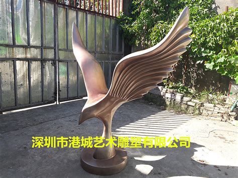 大鹏展翅高飞动物类玻璃钢抽象鸟雕塑哪家好|纯艺术|雕塑|港城雕塑 - 原创作品 - 站酷 (ZCOOL)