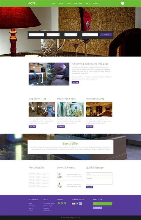 酒店企业网站|网页|企业官网|mooming - 原创作品 - 站酷 (ZCOOL)