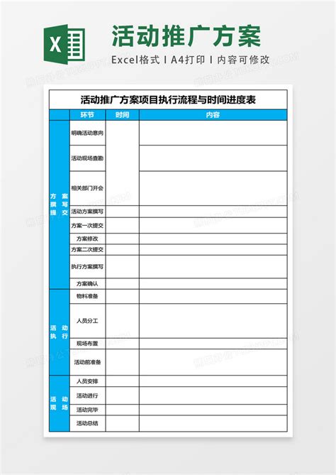 蓝色扁平商业营销策划方案PPT模板下载_熊猫办公